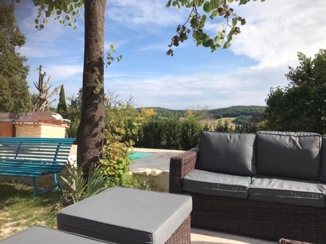 Villa Le Gite Des Carmes Lauzerte Exterior foto